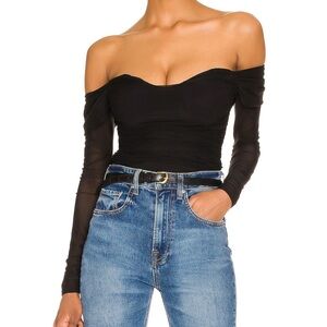 MAJORELLE Constance Top in Black